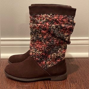 Toms Womens 710515 Multicolor Suede Block Heel Mid Calf Pull On Slouch Boot Sz 6